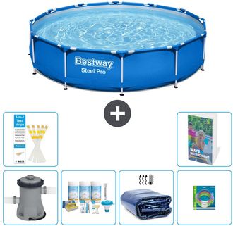 Bestway Piscina Bestway Steel Pro Redonda - 366x76 Cm - 7-piezas S282