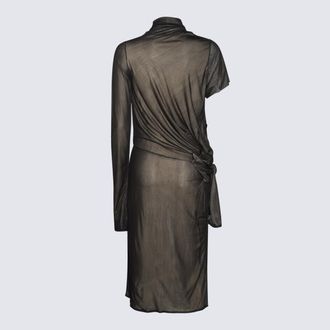 Maison Margiela Womens Dresses Black-Butter _vi Black/butter