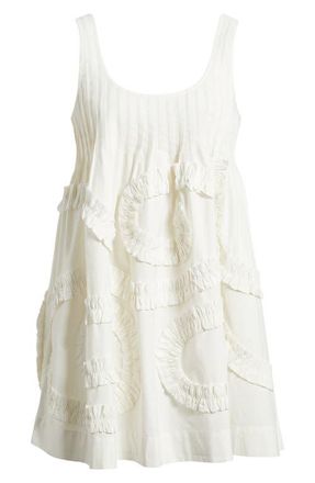 Damson Madder Stella Minidress in White at Nordstrom, Size 12