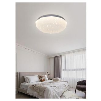 Trade Shop Trade Shop Traesio - Trade Shop - Plafoniera Soffitto 36 W Bianca Lavorata Puntini Luce 6500k 3000k 4000k C02-36