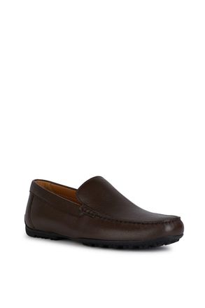 Geox U KOSMOPOLIS + GRIP MOCCASINS in Brown | Size: 10.5