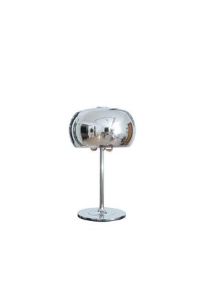 Netlighting Deni 3 Light Table Lamp Chrome Crystal in Grey