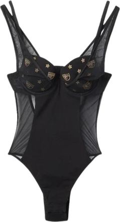 Chiara Ferragni Bodysuit - Dames - Badpakken - Zwart - S - Badmode