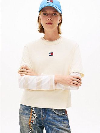 Tommy Hilfiger Tommy Badge Boxy Crew Neck T-Shirt