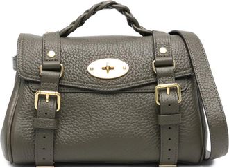 Mulberry Alexa kleine leren crossbodytas - Groen