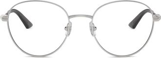 Jimmy Choo Eyewear faux pearl-embellished glasses - Silver