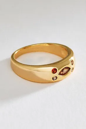 Anthropologie Crystal Eclipse Ring