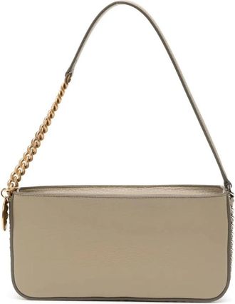 Stella McCartney Frayme Schoudertas - Dames - Schoudertassen - Beige - ONE Size - Tassen