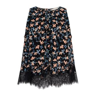 Ulla Johnson Sleeveless Tops, female, Black, Size: 2XS Silk top Sierra