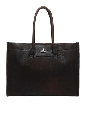 Vivienne Westwood Black Troy Tote Bag