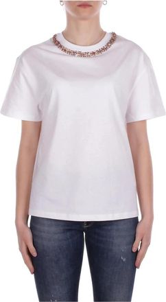 John Richmond Logo T-shirt - Dames - T-shirts - Wit - XS - Katoen - Tops