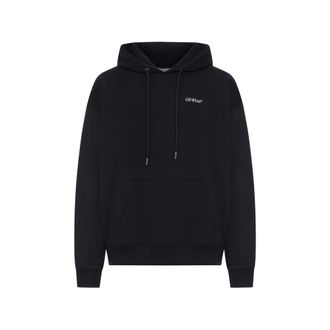 Off-white Drawstring Hooded Sweatshirt