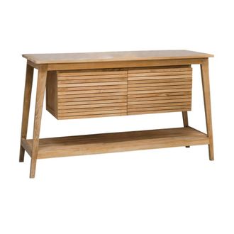 Wanda Collection Mueble de teca para cuarto de ba&ntilde;o 140