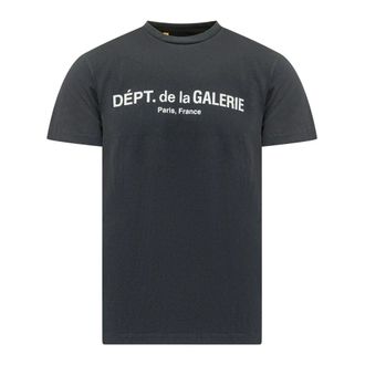 Gallery Dept. T-Shirts, male, Black, Size: XL French Logo Lux T-shirt