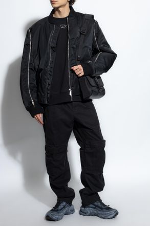 Diesel Pants With Pockets, Mens, Black