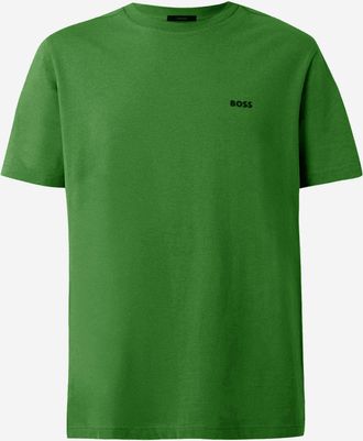 HUGO BOSS Camiseta de algod&oacute;n el&aacute;stico con logo de Hugo Boss