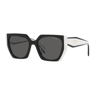 Prada Acetate Womens Eyes Fall/Winter Collection - female - Prada - Sunglasses - Black - 54 MM - Accessories