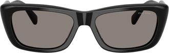 Miu Miu B12S Zonnebril - unisex - Zonnebrillen - Zwart - ONE Size - Accessoires