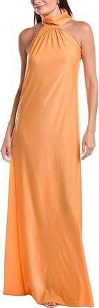 Rene Ruiz Faille Column Gown