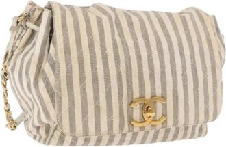 Chanel Pre-owned Vintage Canvas Shoulder Bag - Dames - Vintage Schoudertas - Veelkleurig - ONE Size - Vintage
