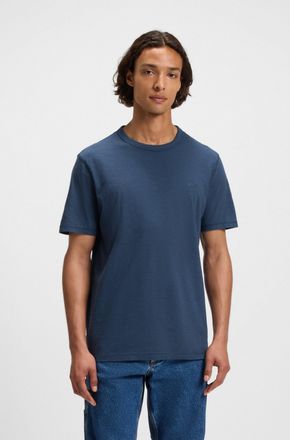Boss Orange by Hugo Boss T-Shirt BOSS ORANGE Tegood, Herren, Gr. XXL, blau (open blau466), Single Jersey, Obermaterial: 100% Baumwolle, regular fit normal, Rundhals, eingesetz