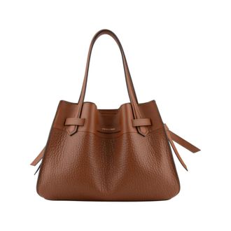 Pourchet Tassen, Dames, Bruin, ONE Size, Leer, Blossom MM