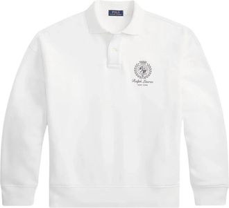 Polo Ralph Lauren Graphic Polo Shirt - Heren - Sweatshirts - Wit - M - Katoen - Hoodies & sweatvesten