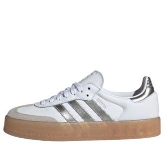 adidas (WMNS) adidas Sambae White Silver Metallic JS3943