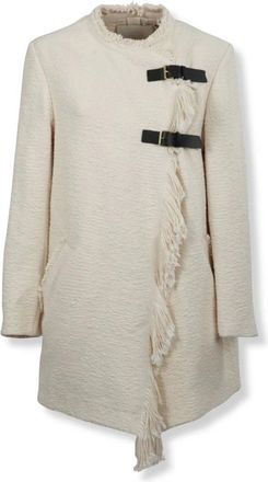 Isabel Marant Jassen, Dames, Beige, S, Katoen, Garmia Jacket
