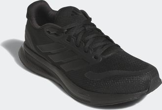 adidas Laufschuh ADIDAS PERFORMANCE RUNFALCON 5 WIDE, Herren, Gr. 42,5, coreschwarz, coreschwarz, ftwwht, Synthetik, Textil, Schuhe Laufschuh, weit geschnitt