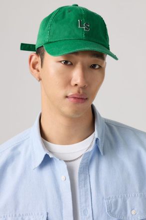Levi's Monogram Cap - Mujer - One Size - Verde / Sunshine Tint Test Too