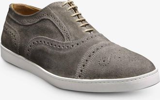 Allen Edmonds Mens Strand Oxford Dress Sneaker In Grey Suede