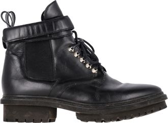 Balenciaga Balenciaga Veter Combatboots in Zwart Kalfsleer