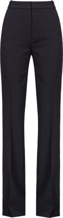 Pinko high-waisted flared trousers - women - Polyester/Elastane - 44 - Black