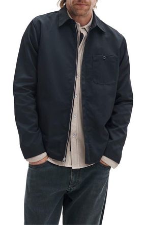 Rag & Bone Karl Zip Shirt Jacket in Black at Nordstrom, Size Xx-Large