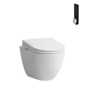 Laufen Inodoro Bid&eacute; Laufen Cleanet Pro Comfort, Sin Reborde, Descarga