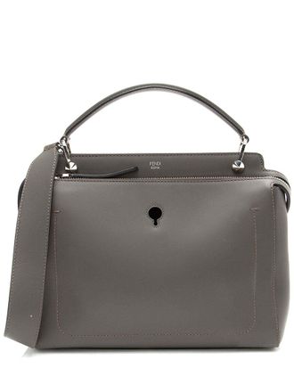 Fendi Fendi Calfskin Dotcom Medium Satchel (Authentic Pre-Loved)