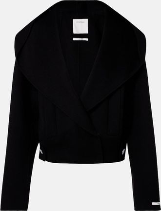 Sportmax Double-breasted wool jacket