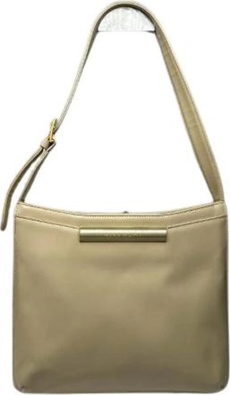 Givenchy Pre-owned Schoudertas - Dames - Vintage Schoudertas - Beige - ONE Size - Leer - Vintage