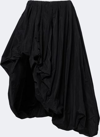 Jil Sander Falda midi asim&eacute;trica