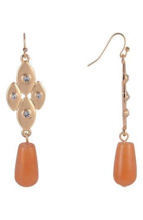 Rachel Roy Crystal & Aventurine Drop Earrings in Pink at Nordstrom Rack