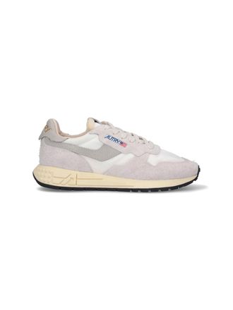 Autry Grey Reelwind Low Suede Sneakers