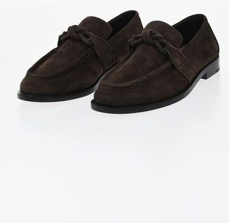 Bottega Veneta Suede Loafers KNOT with Leather Sole size 39,5