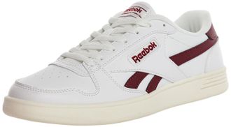 Reebok Mens Match Prime Sneaker, White/Retro Red/Chalk, 42