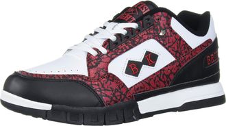 British Knights British Knights Mens Metros Fashion Sneaker, Black/Mars Red/White, 8.5 UK