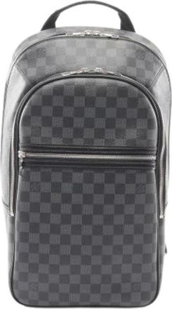 Louis Vuitton Pre-owned Backpacks, male, Black, Size: ONE SIZE Pre-owned Vintage Damier Graphite Backpack