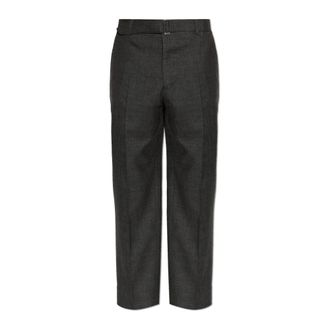 Officine G&eacute;n&eacute;rale Suit Trousers, male, Gray, Size: XL Wool Trousers Hoche