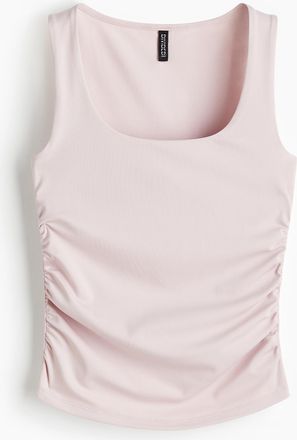 H&M Tanktop mit Raffungen - Pink