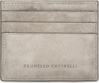 Brunello Cucinelli Portacarte in camoscio Woman UNI