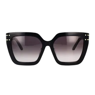 Dior Sunglasses, female, Black, 55 MM, Signature Sunglasses Square Shape Black